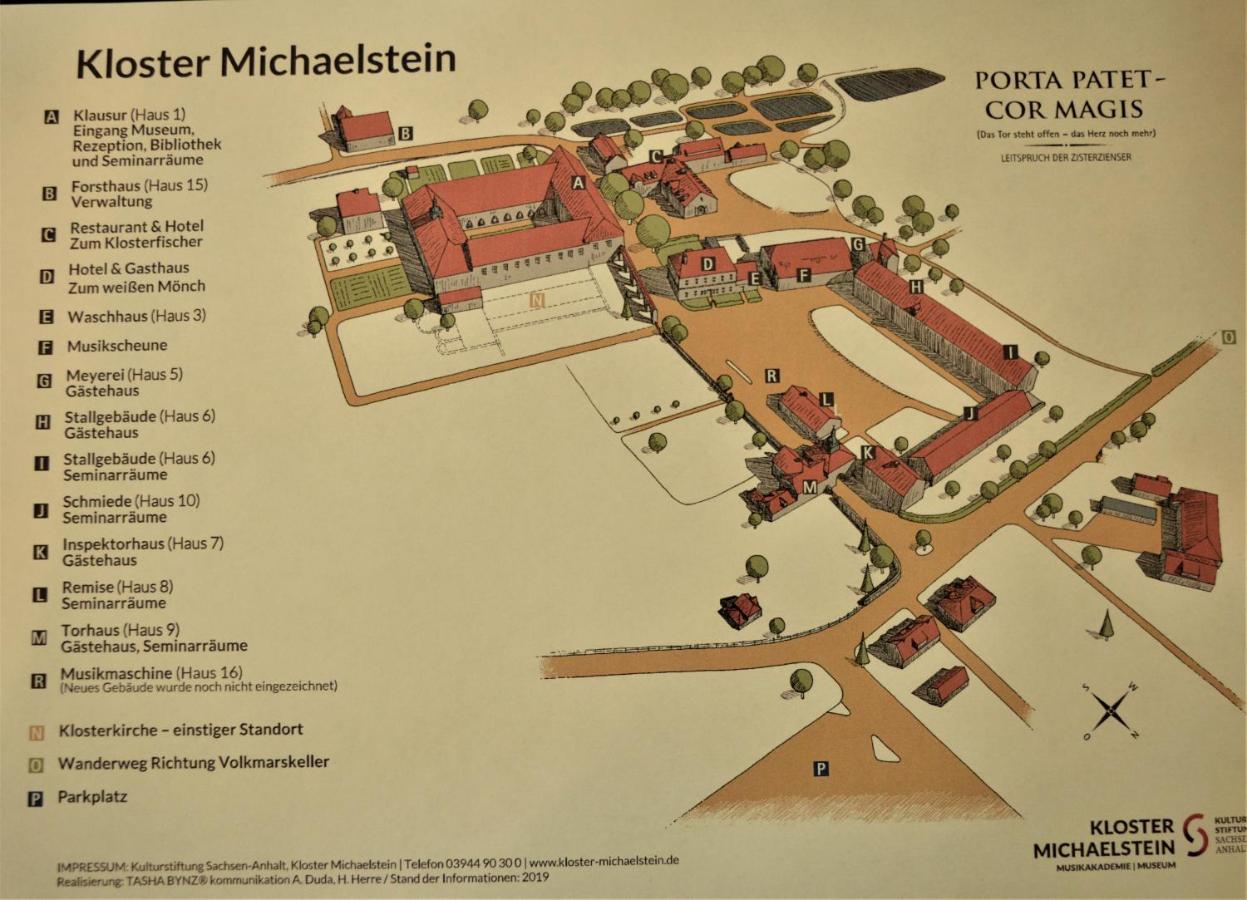 Hotel Gasthaus Weisser Moench Blankenburg Kültér fotó